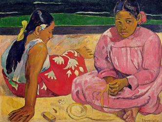 Donne di Tahiti, sulla spiaggia, 1891